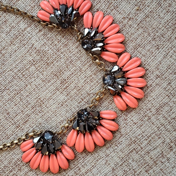 J.Crew Crystal Fan Necklace - Picture 5 of 9